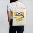 Women's Adorable Book Nerd Typography Minimalist Library Lover Canvas Tote Bag
