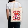 Women's Read Your Heart Out Groovy Bookish Valentine Day Women Girls Canvas Tote Bag Women's Read Your Heart Out Groovy Bookish Valentine Day Women Girls Canvas Tote Bag