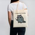 Women's i Require Books Raccoon Canvas Tote Bag Women's i Require Books Raccoon Canvas Tote Bag