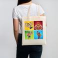 Wrestling Comic Book Wrestler Mexican Lucha Libre Mask Canvas Tote Bag Wrestling Comic Book Wrestler Mexican Lucha Libre Mask Canvas Tote Bag
