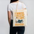 I Write Book Writer Author Book Writing Novelist Canvas Tote Bag