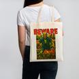 Zombie Tee Horror Movie Poster Vintage Comic Book Graphic Premium Canvas Tote Bag