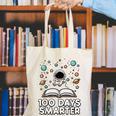 100 Days Smarter Astronaut Book 100th Day Girls Kids Women Canvas Tote Bag