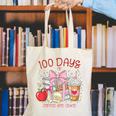 100th Day Of School Teachers 100 Days Of Coffee Chaos Books Canvas Tote Bag 100th Day Of School Teachers 100 Days Of Coffee Chaos Books Canvas Tote Bag