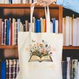 1955 Chapter Seventy 70th Birthday Wildflower Book 70 Yr Old Canvas Tote Bag