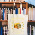 Abibliophobia Book Lover Reading Humor Graphic Canvas Tote Bag