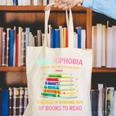 Abibliophobia Book Lovers Graphic Canvas Tote Bag