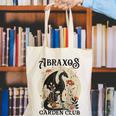 Abraxos Flower Garden Club Book Lover Fantasy Dragon Bookish Canvas Tote Bag