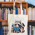 Animals Raccoon Reading Book Librarian Across America Kids Canvas Tote Bag