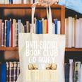 Anti Social Book Club Go Away I'm Reading Canvas Tote Bag