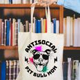 Antisocial Pit Bull Mom Pittie Introvert Dog Lover Pit Bull Canvas Tote Bag