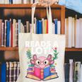 Axolotl Books Readsalotl Reading Bookworm Boys Girls Canvas Tote Bag