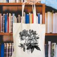 Barely Tolerable Shirt Floral Book Lover Quote Bookish Canvas Tote Bag Barely Tolerable Shirt Floral Book Lover Quote Bookish Canvas Tote Bag