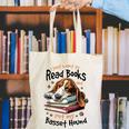 Basset Hound Dog Breed I Just Want To Read Books And Pet My Canvas Tote Bag