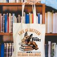 Belgian Malinois Dog Breed Life Is Better With Books And a Men Women Kids Canvas Tote Bag Belgian Malinois Dog Breed Life Is Better With Books And a Men Women Kids Canvas Tote Bag