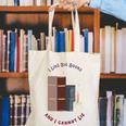 I Like Big Books Bookworm Tee Canvas Tote Bag