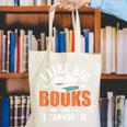 I Like Big Books I Cannot Lie School Librarian Book Lover Canvas Tote Bag
