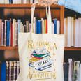Book Adventure Library Student Teacher Book Canvas Tote Bag