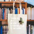 This Is My Book Character Costume Reading For Him & Her Cool Canvas Tote Bag