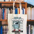 This Is My Book Character Costume Reading Book Lover Canvas Tote Bag