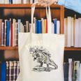 Book Dinosaur Bookworm T-Rex Dino Reading Books Book Canvas Tote Bag