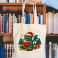 Book Dragon Christmas Reading For Fantasy Lovers Canvas Tote Bag