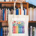 Book Flower Radicalized By Basic Decency Feminist Leftist Canvas Tote Bag