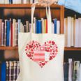 Book Heart Cute Read Book Reading Librarian Across America Canvas Tote Bag