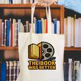 Book Love Scene The Book Was Better Bookworm Vibes Canvas Tote Bag