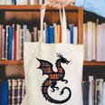 Book Lover Bookworm Reading Books Dragon Canvas Tote Bag