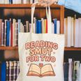 Book Lover Pregnancy Announcement Reveal Smut Canvas Tote Bag