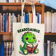 Book Lover Reading Dinosaur Readosaurus Library Canvas Tote Bag
