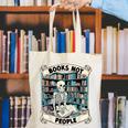 Book Lover Skeleton Reading Love Books Not People Canvas Tote Bag Book Lover Skeleton Reading Love Books Not People Canvas Tote Bag