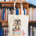 Book Lover Stay Weird Be Kind Read Books Baby Dragon Canvas Tote Bag