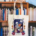 Book Lover Tarot Card The Reader Mystic Skeleton Canvas Tote Bag