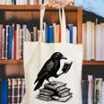 Book Raven Vintage Dark Academia Literature Reading Canvas Tote Bag Book Raven Vintage Dark Academia Literature Reading Canvas Tote Bag
