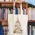 All Booked For Christmas Book Canvas Tote Bag All Booked For Christmas Book Canvas Tote Bag