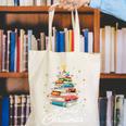 All Booked For Christmas Book Christmas Book Lover Librarian Canvas Tote Bag
