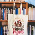 All Booked For Christmas Dragon Canvas Tote Bag