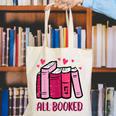 All Booked Read Book Reading Librarian Men Women Kids Canvas Tote Bag