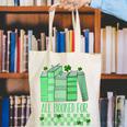 All Booked For St Patrick's Day Book Lover Lucky Shamrock Canvas Tote Bag