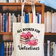 All Booked For Valentine Teacher Valentines Day Book Lover Canvas Tote Bag