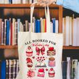 All Booked For Valentine's Day Book Lover Bookworm Bookish Canvas Tote Bag All Booked For Valentine's Day Book Lover Bookworm Bookish Canvas Tote Bag