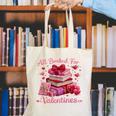 All Booked Valentine's Girly Teacher Coquette Love Canvas Tote Bag All Booked Valentine's Girly Teacher Coquette Love Canvas Tote Bag