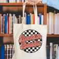 Bookish Baddie Retro Aesthetic Typography Canvas Tote Bag