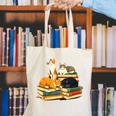 Bookish Cat Lover Cute Reading Squad Books & Kittens Love Canvas Tote Bag