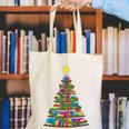 Bookmas Christmas Book Tree Book Lover English Teacher Canvas Tote Bag Bookmas Christmas Book Tree Book Lover English Teacher Canvas Tote Bag