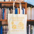 I Like Books And Dogs And Maybe 3 People Vintage Sayin Canvas Tote Bag