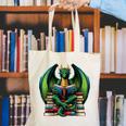Books Dragon Reading Book Canvas Tote Bag