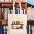 Books Are My Happy Place Canvas Tote Bag